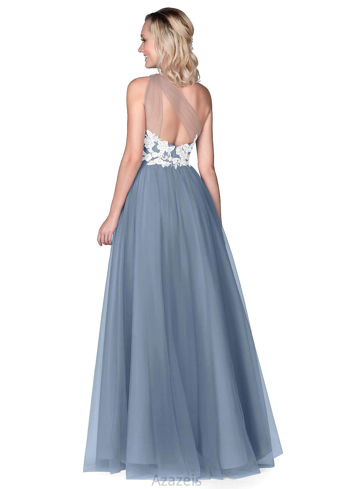 Mckayla Natural Waist A-Line/Princess Sleeveless Scoop Knee Length Bridesmaid Dresses