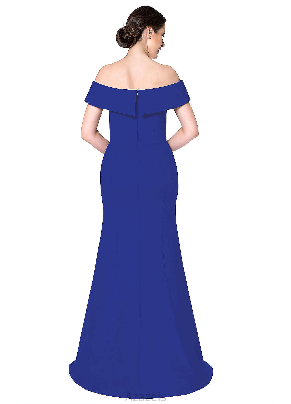 Karly Scoop A-Line/Princess Natural Waist Floor Length Sleeveless Bridesmaid Dresses