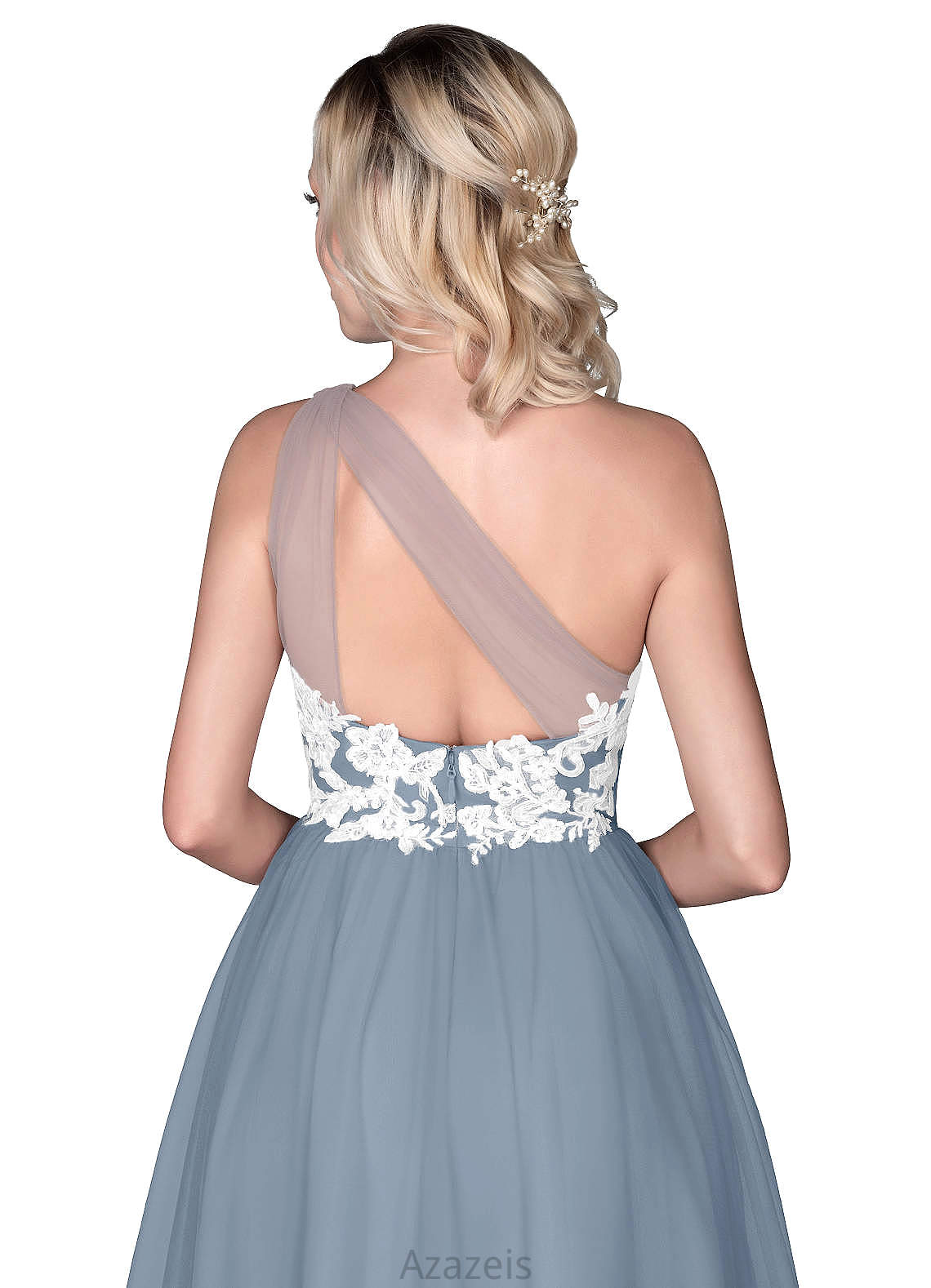 Mckayla Natural Waist A-Line/Princess Sleeveless Scoop Knee Length Bridesmaid Dresses