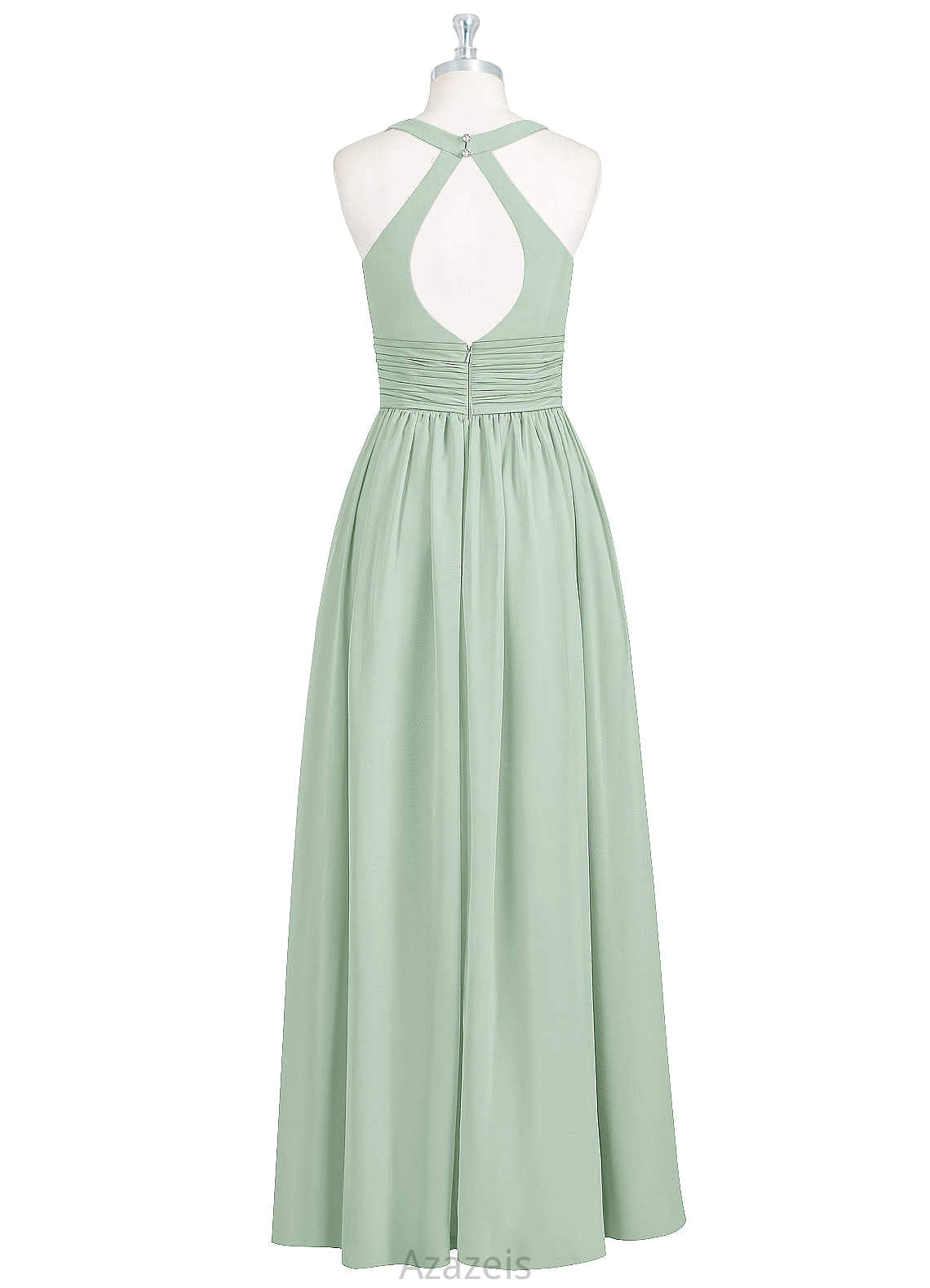 Livia Sleeveless Natural Waist A-Line/Princess Floor Length One Shoulder Bridesmaid Dresses