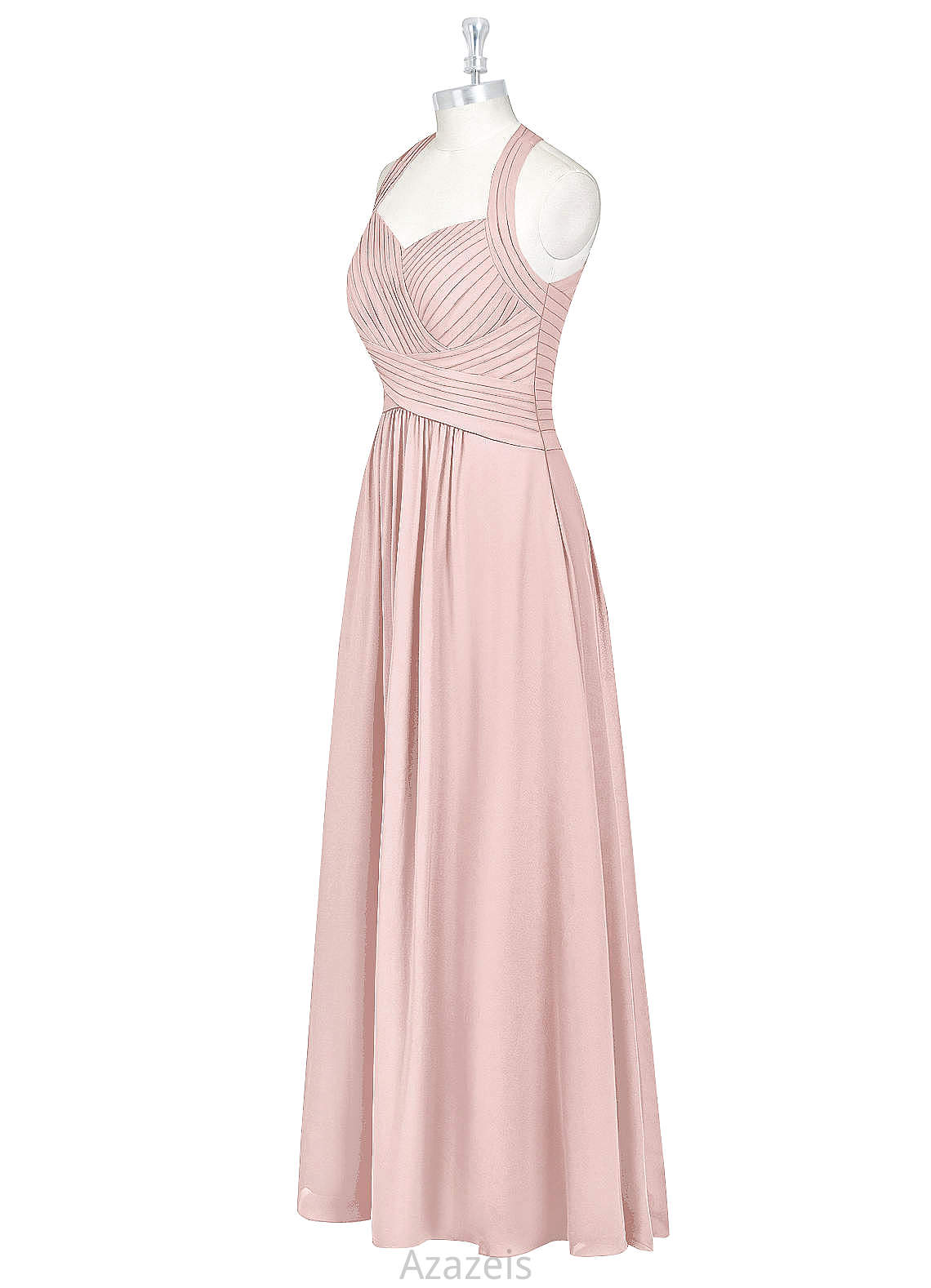 Yaritza Floor Length V-Neck Sleeveless A-Line/Princess Natural Waist Bridesmaid Dresses