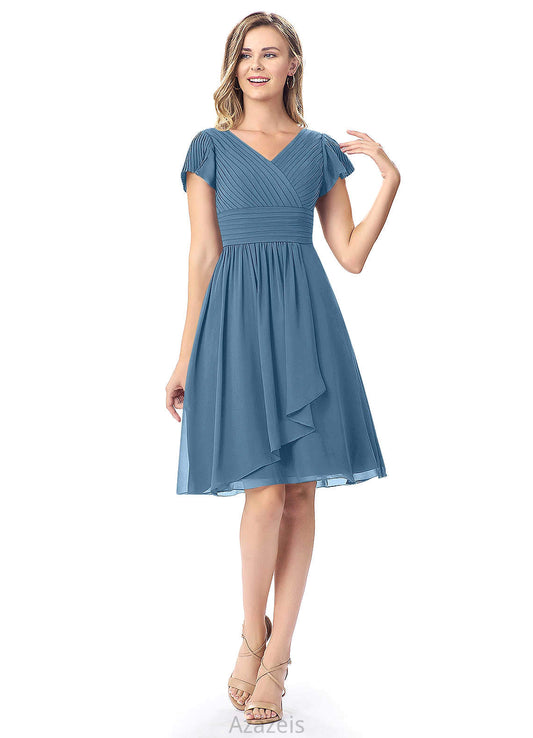 Mya Floor Length Sleeveless Trumpet/Mermaid Natural Waist Bridesmaid Dresses