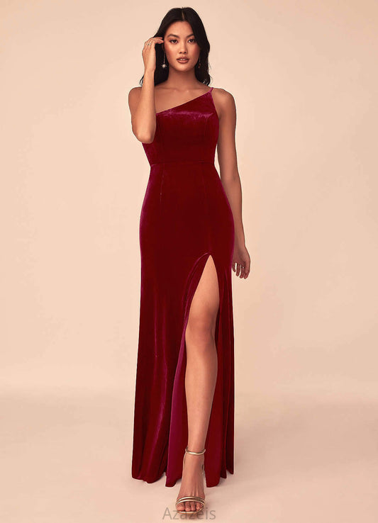 Nathalia Off The Shoulder Floor Length Natural Waist Bridesmaid Dresses