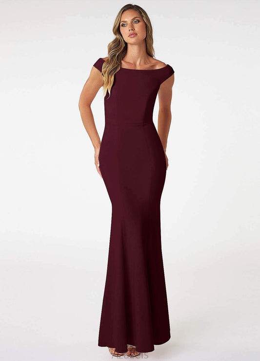Faith Scoop Sleeveless A-Line/Princess Floor Length Natural Waist Bridesmaid Dresses
