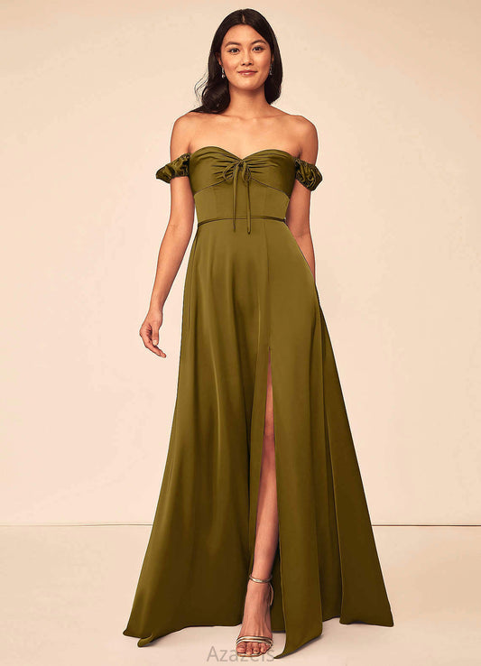 Justice A-Line/Princess Floor Length Sleeveless Natural Waist Bridesmaid Dresses