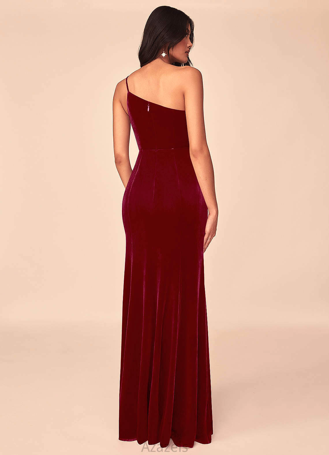 Nathalia Off The Shoulder Floor Length Natural Waist Bridesmaid Dresses