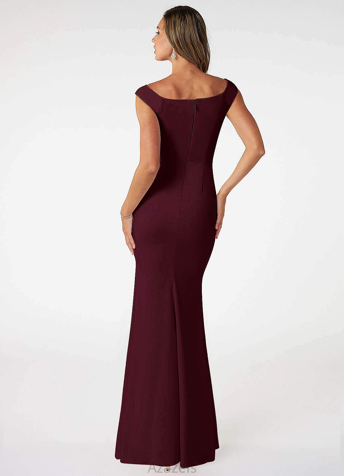 Faith Scoop Sleeveless A-Line/Princess Floor Length Natural Waist Bridesmaid Dresses