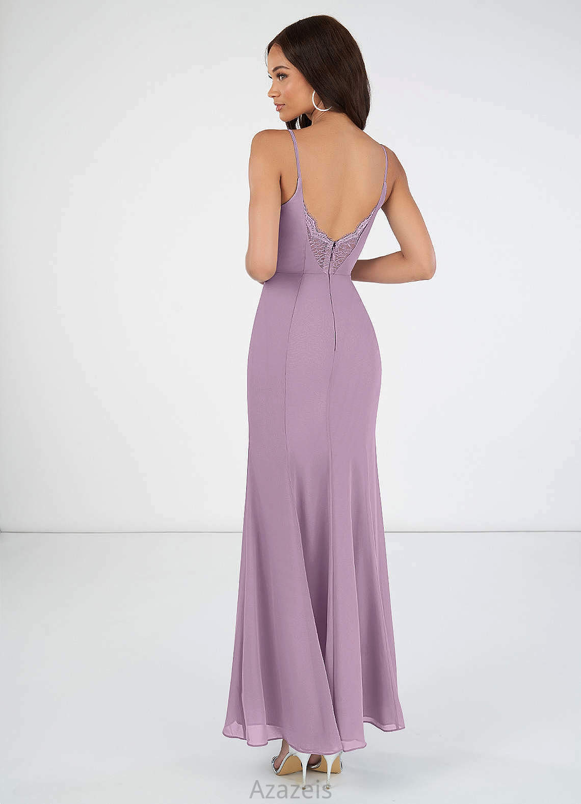 Jayla A-Line/Princess Floor Length Natural Waist Sleeveless Scoop Bridesmaid Dresses