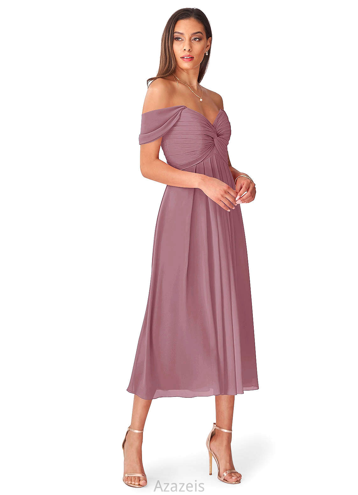 Faith Straps Natural Waist A-Line/Princess Sleeveless Floor Length Bridesmaid Dresses