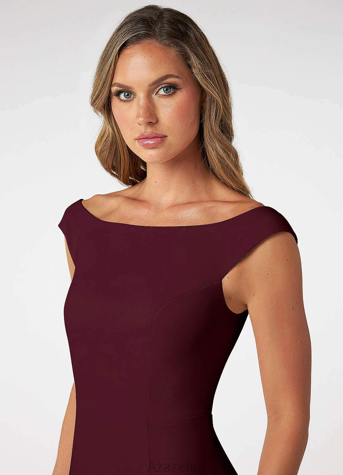 Faith Scoop Sleeveless A-Line/Princess Floor Length Natural Waist Bridesmaid Dresses