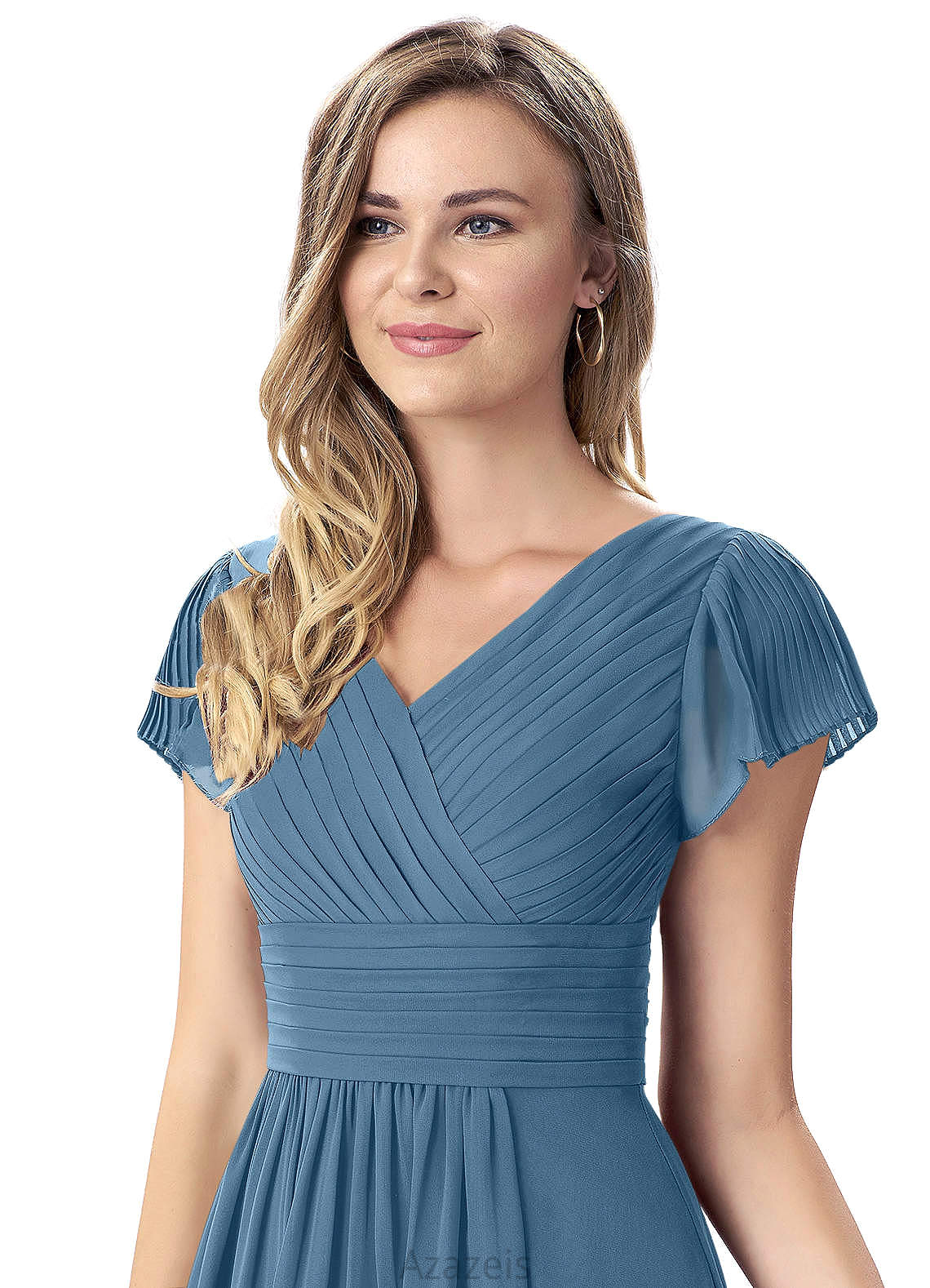 Mya Floor Length Sleeveless Trumpet/Mermaid Natural Waist Bridesmaid Dresses