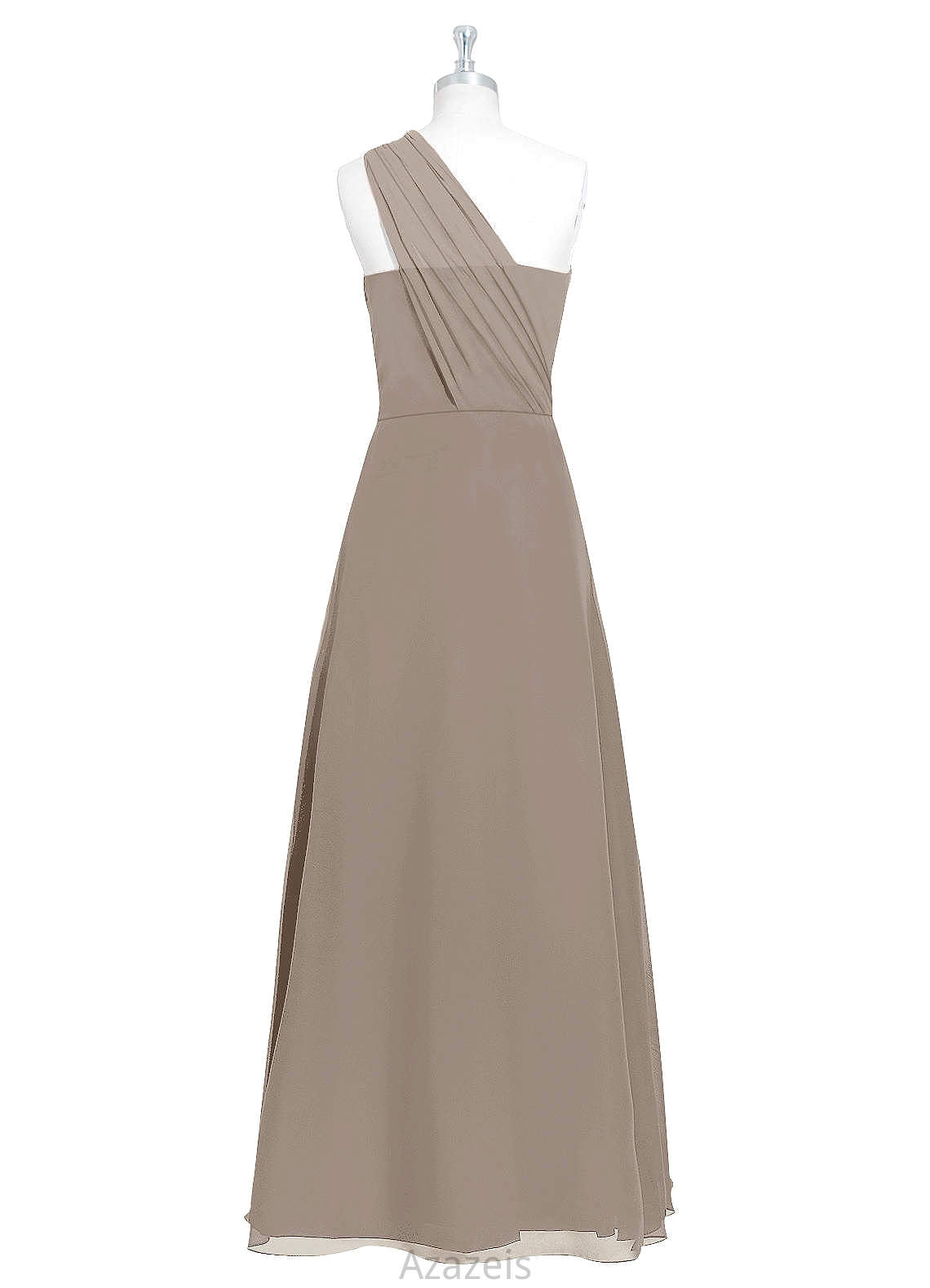 Sienna Natural Waist Sleeveless A-Line/Princess Floor Length V-Neck Bridesmaid Dresses