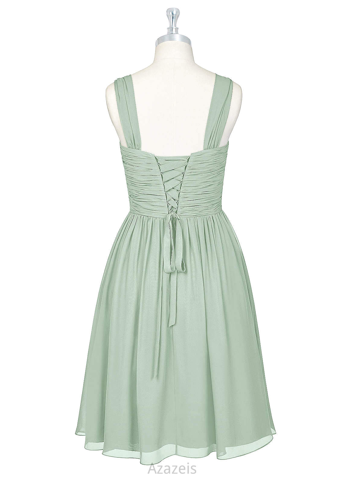 Aliana Sleeveless A-Line/Princess Natural Waist V-Neck Floor Length Bridesmaid Dresses