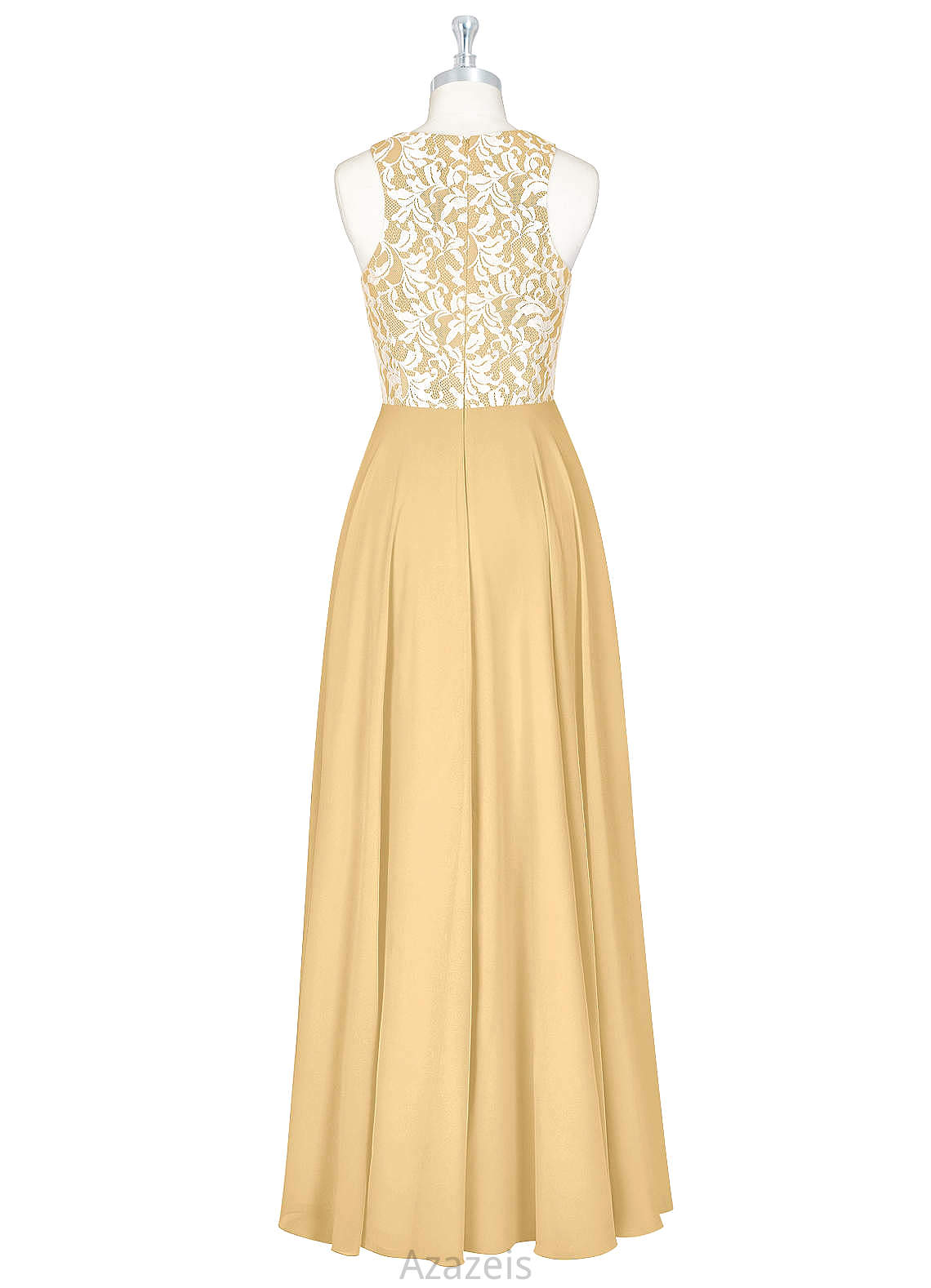 Elisa Natural Waist Floor Length A-Line/Princess V-Neck Sleeveless Bridesmaid Dresses