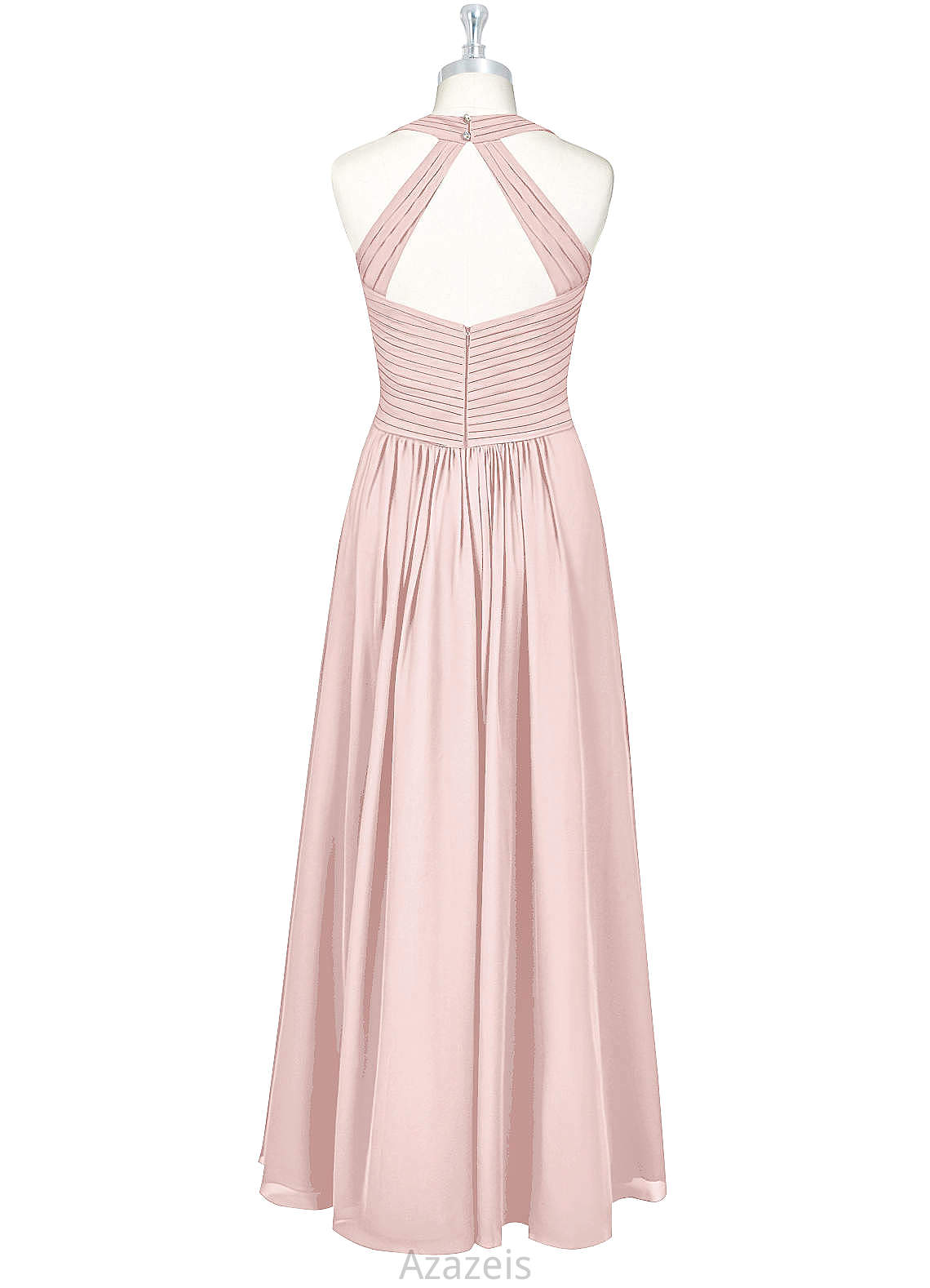 Yaritza Floor Length V-Neck Sleeveless A-Line/Princess Natural Waist Bridesmaid Dresses