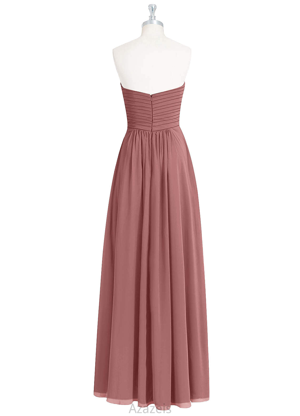 Elena Natural Waist Floor Length Spaghetti Staps A-Line/Princess Sleeveless Bridesmaid Dresses